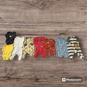 Newborn Baby Clothes Bundle - 9 Pieces